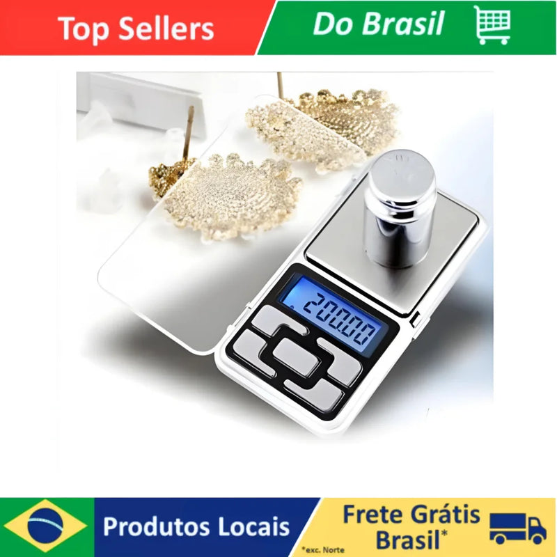 Mini Pocket Digital Scale And High Precision 0,1g Up To 500g