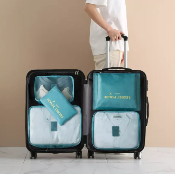 6 Kit Necessaire Travel Luggage Suitcase Organizer