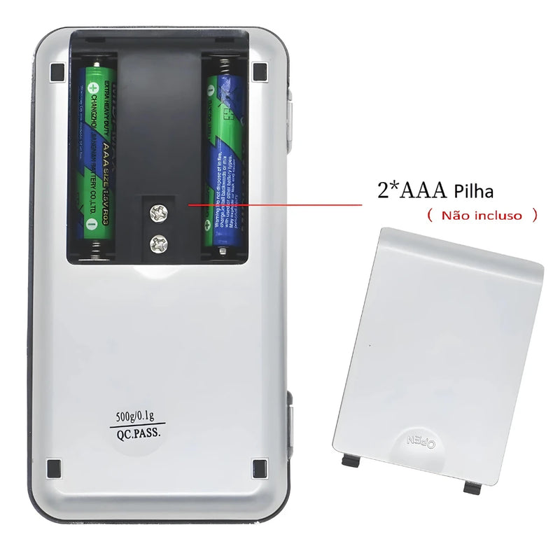 Mini Pocket Digital Scale And High Precision 0,1g Up To 500g