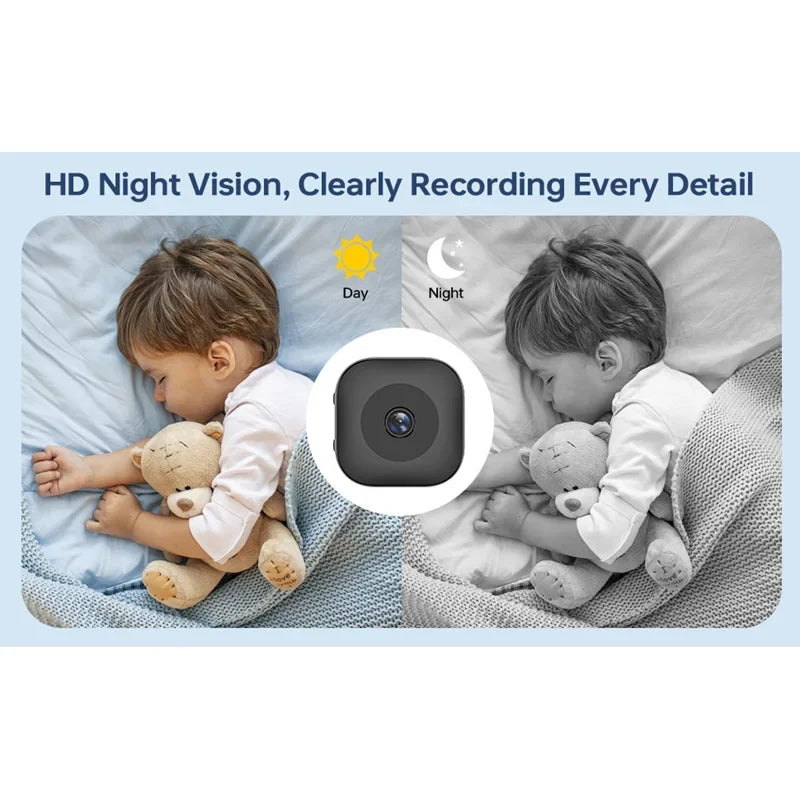 Xiaomi 4K Mini Camera WiFi Remote Monitoring IP/AP Portable Mobile Detection Camcorder Surveillance Security Camera Smart Home