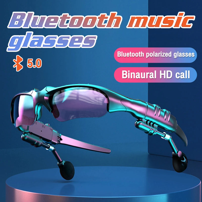 Smart Wireless Bluetooth Sunglasses Motorcycle Equipments Riding Glasses Wireless Headset Bluetooth Handsfree Call Headphones