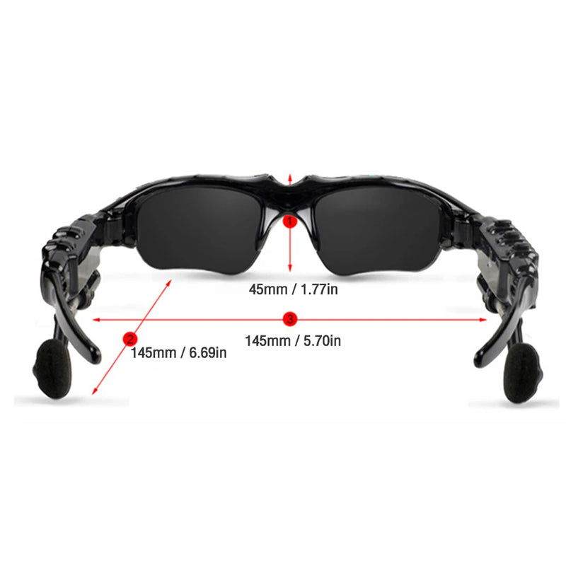 Smart Wireless Bluetooth Sunglasses Motorcycle Equipments Riding Glasses Wireless Headset Bluetooth Handsfree Call Headphones